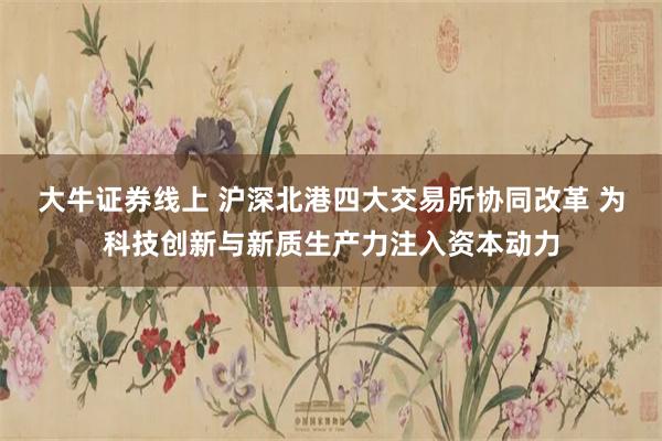 大牛证券线上 沪深北港四大交易所协同改革 为科技创新与新质生产力注入资本动力